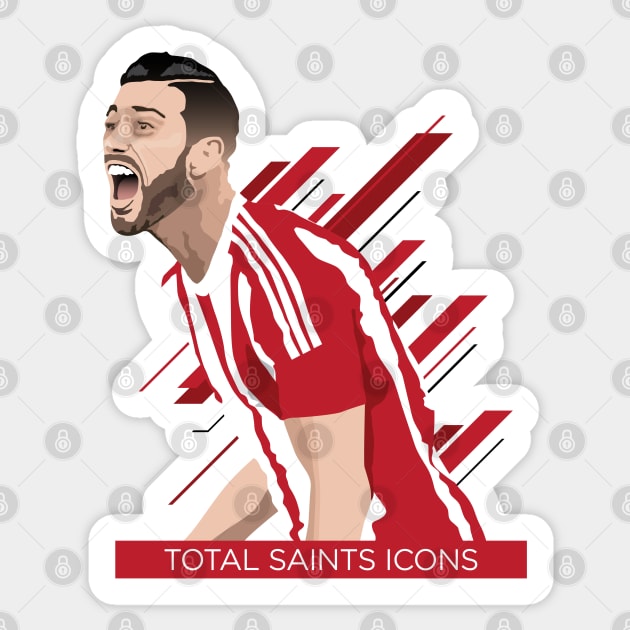 Graziano 'Dynamic' Sticker by Total Saints Icons